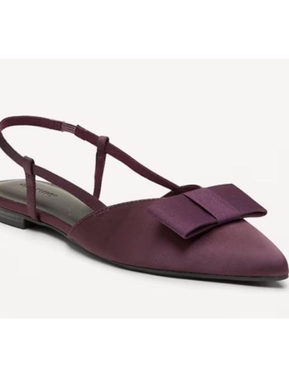 Old Navy Wine Purple Bow Slingback Flats/NWT/7